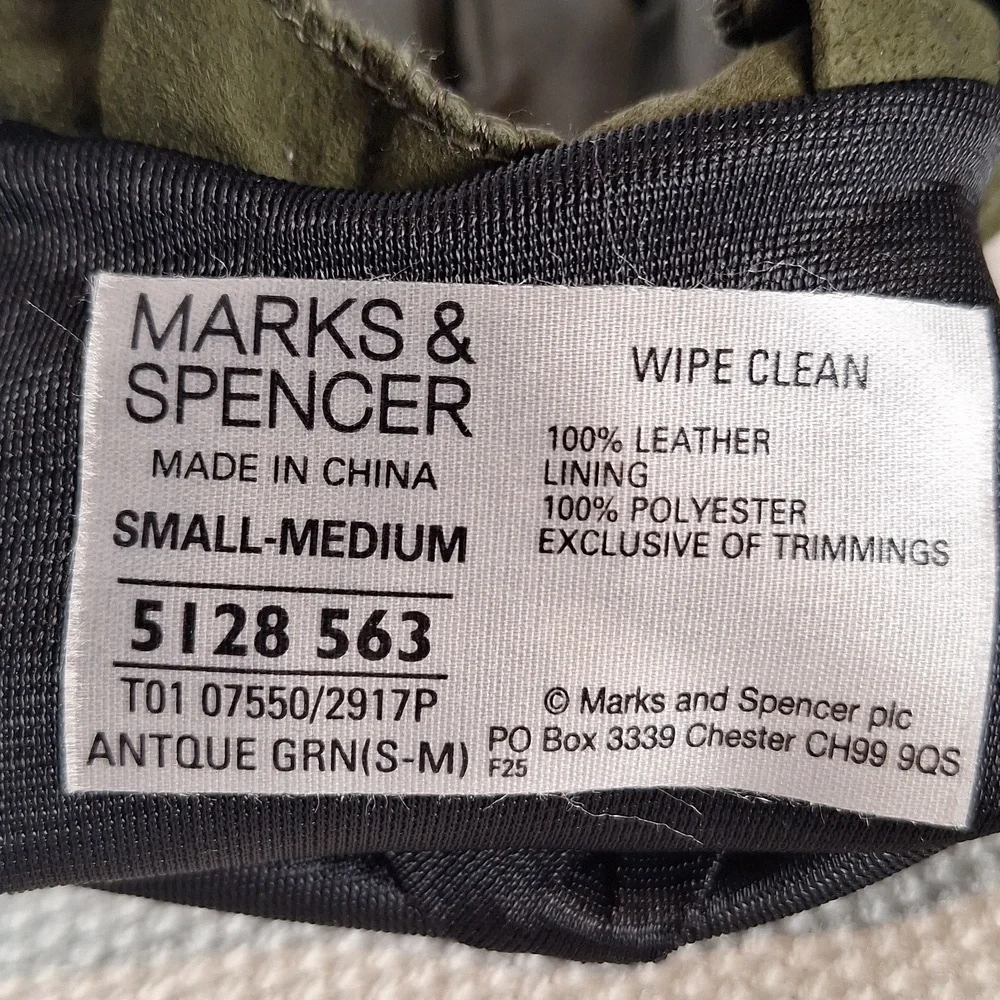 Marks & Spencer chic olive